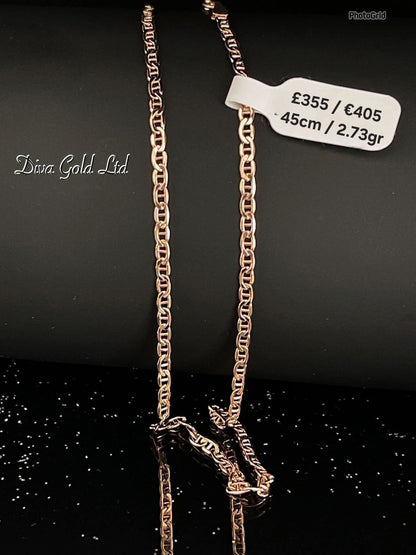 45cm Gold chain 585, 2.73gr