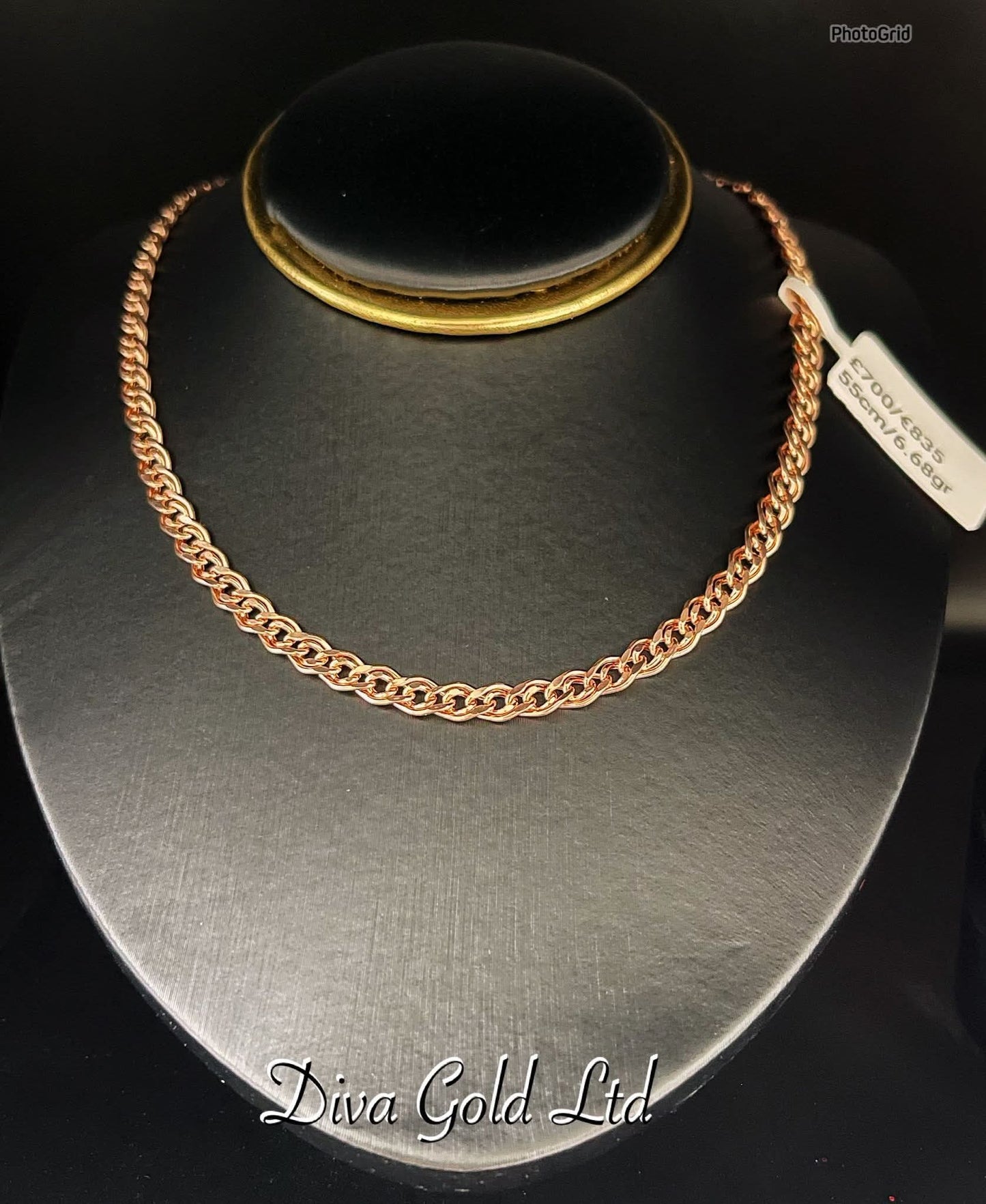 Gold 585 Mona liza chain 55cm