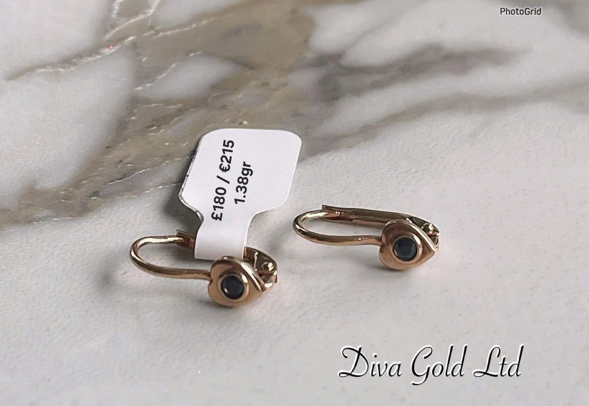 children's gold earrings. 1.38gr