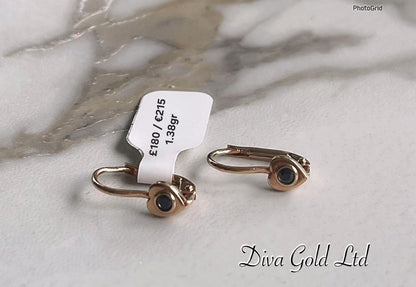 children's gold earrings. 1.38gr