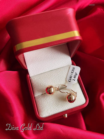 Gold 585 earrings