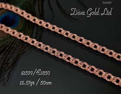 585 Gold chain 50cm. 12.57gr