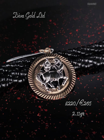 Gold 585 Sagittarius pendant