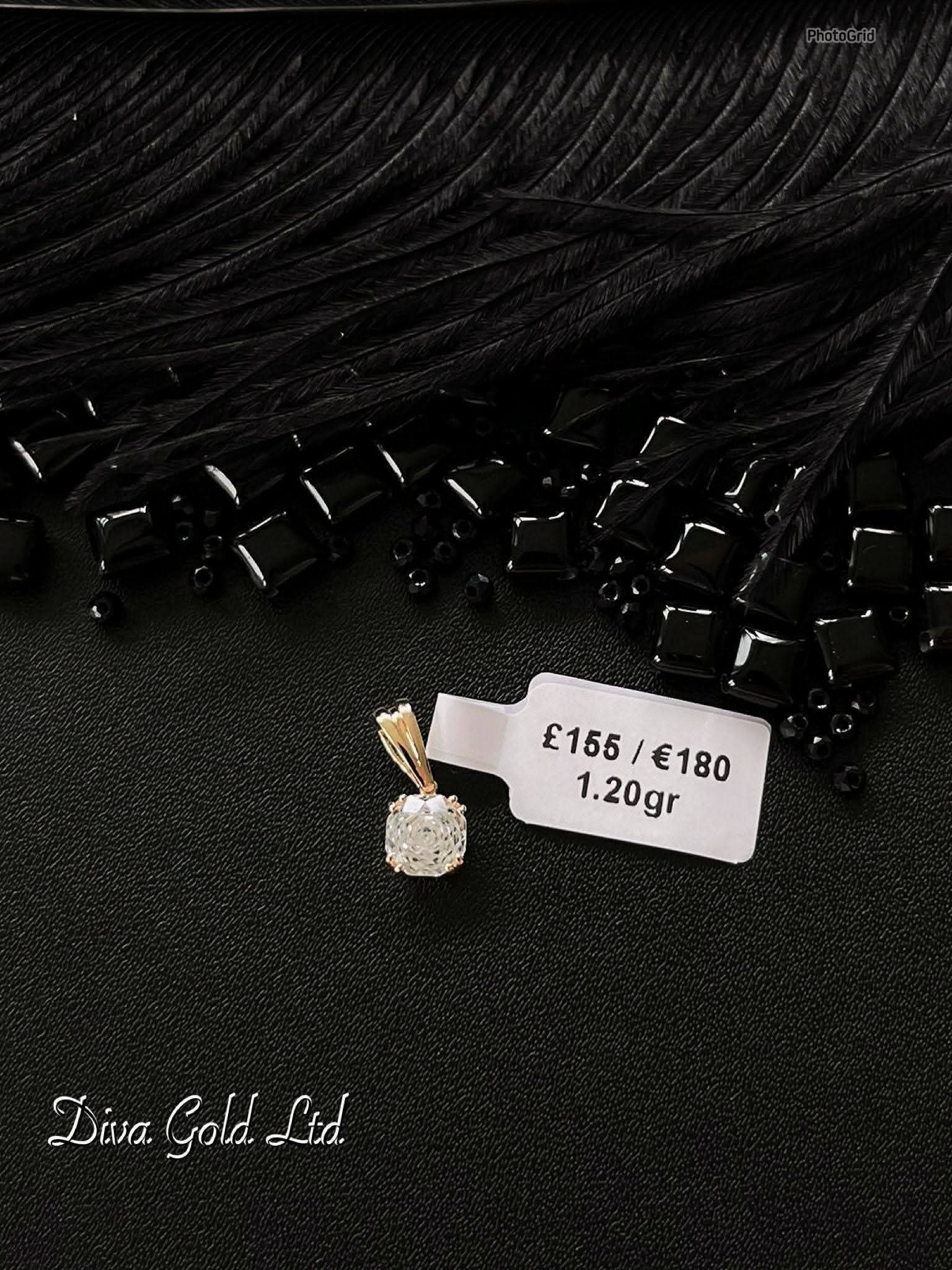 585 Gold pendant. 1.20gr