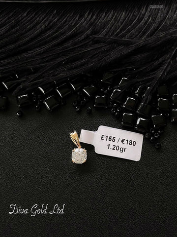 585 Gold pendant. 1.20gr