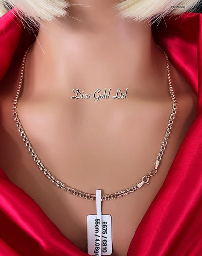 585 Gold chain 55cm. 4.08gr