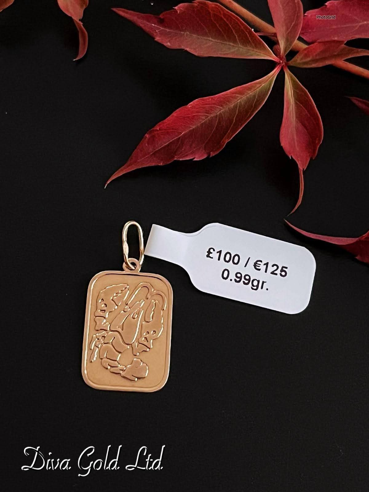 Gold 585 Cancer pendant
