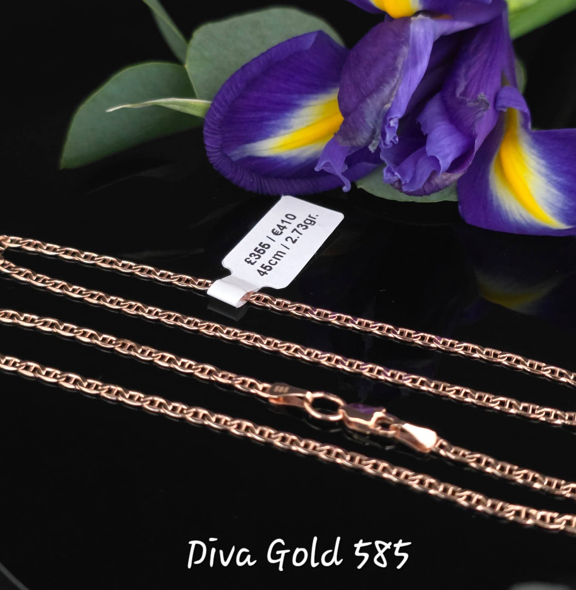 45cm Gold chain 585, 2.73gr