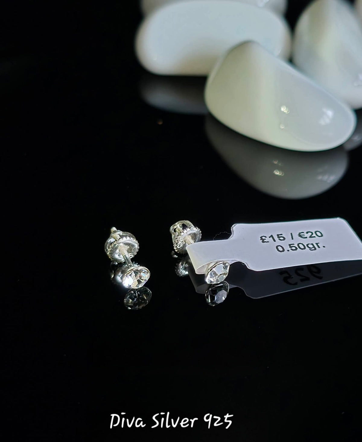 Sterling Silver Simple Stud Earrings for Kids