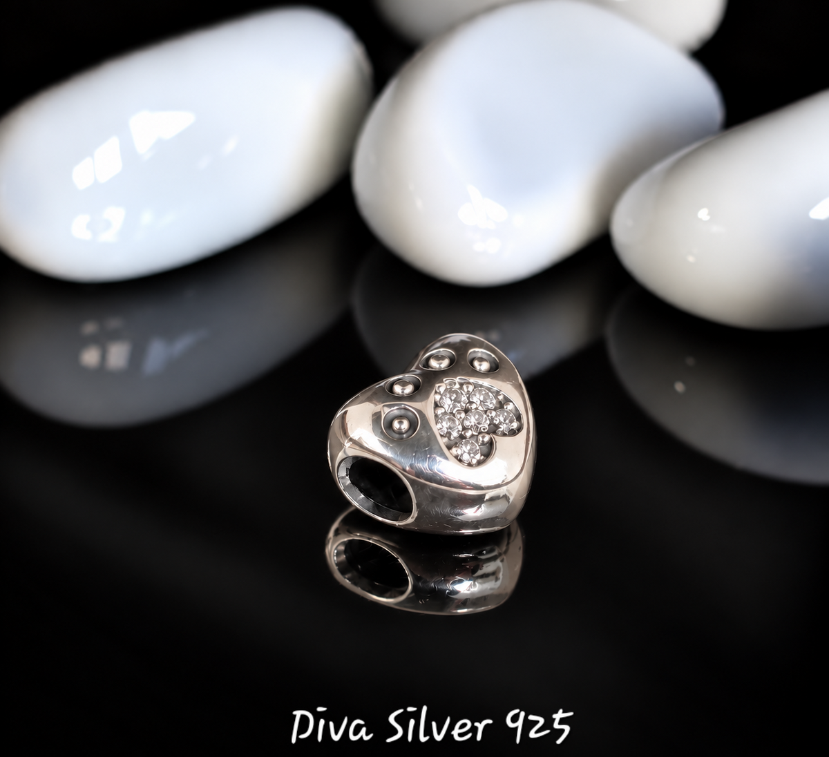 925 Sterling Foot Charm