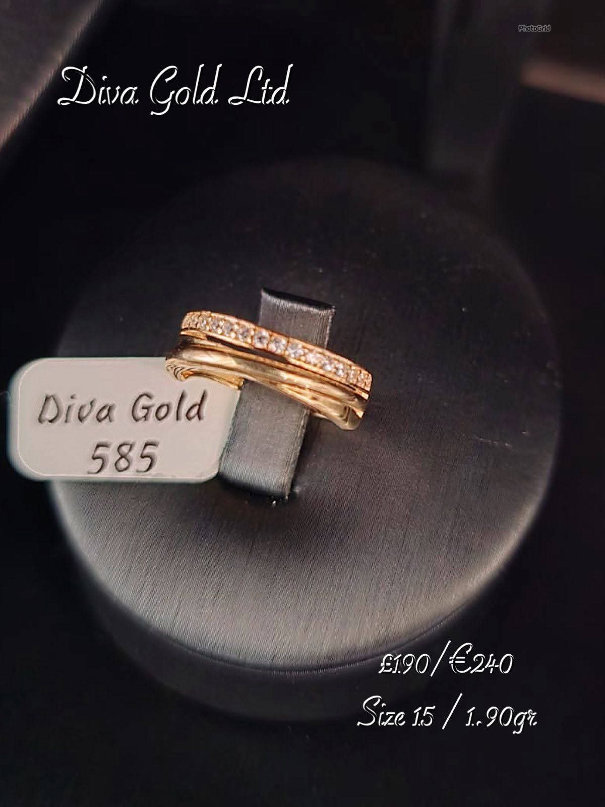 Gold ring. Size 15