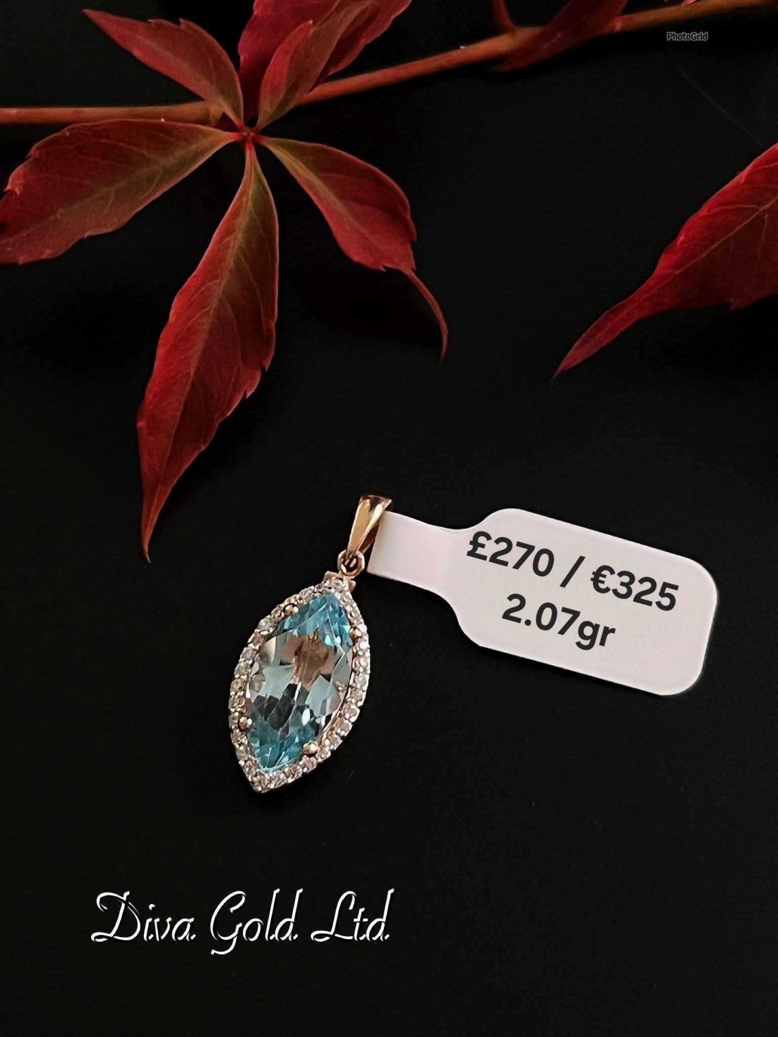 585 Gold pendant. 2.07gr