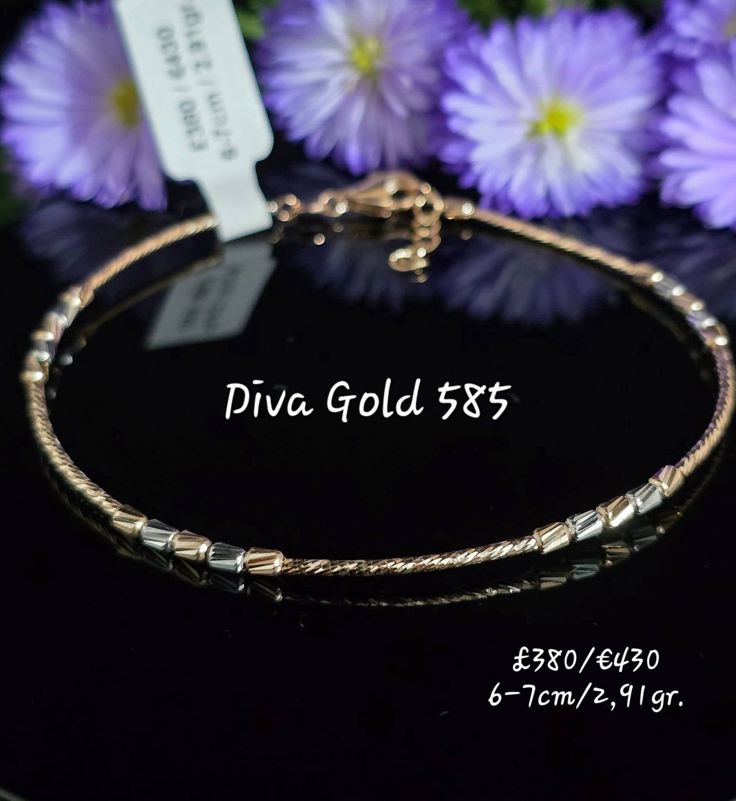 6-7cm Gold bracelet 585
