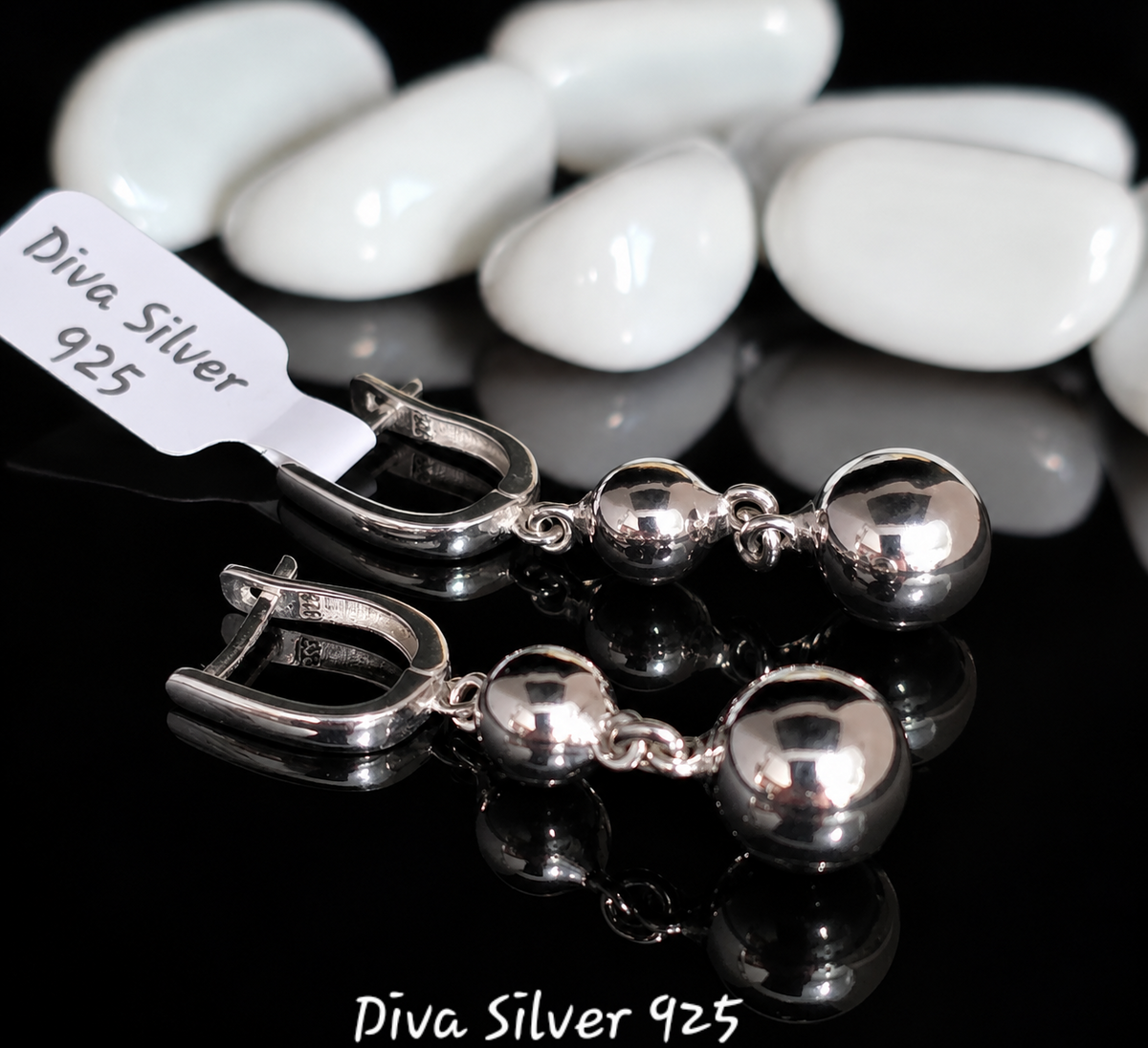 Sterling Silver Dangling Women Earrings