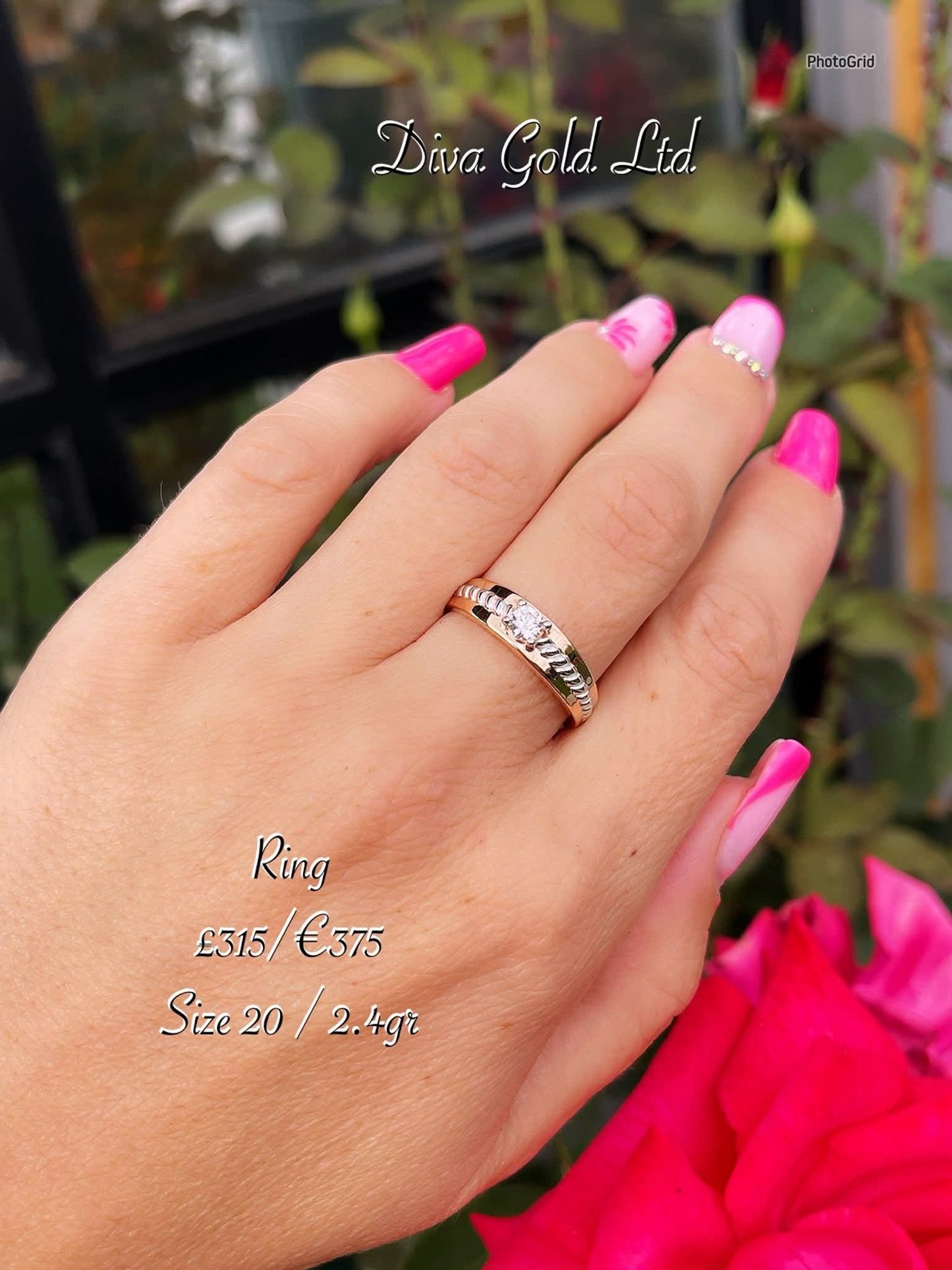 585 Gold ring. Size 20