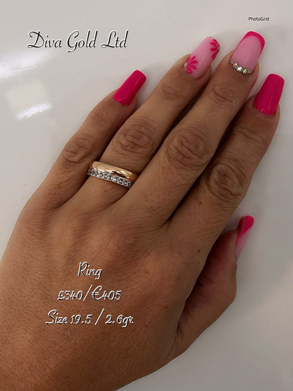 585 Gold ring. Size 19.5