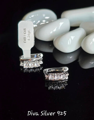 Sterling Silver Shining Beauty Women Earrings