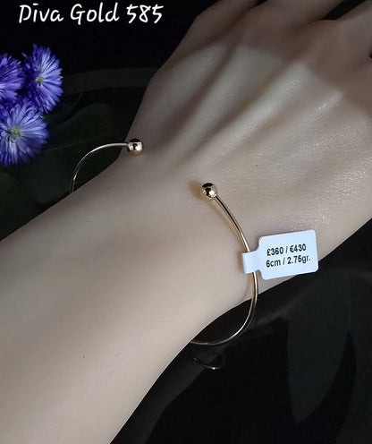 6cm Gold bracelet 585
