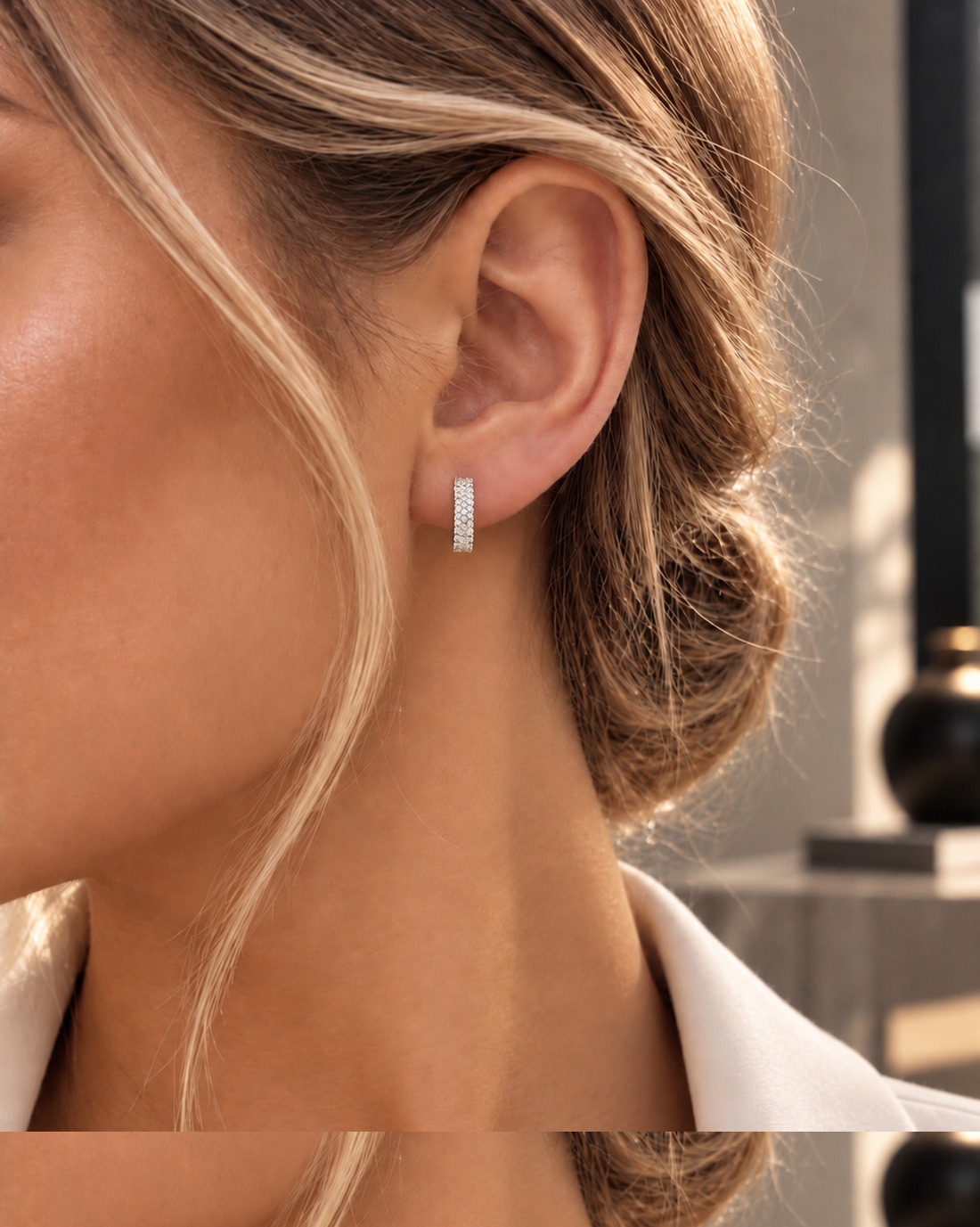 Sterling Silver Stunning Women Earrings