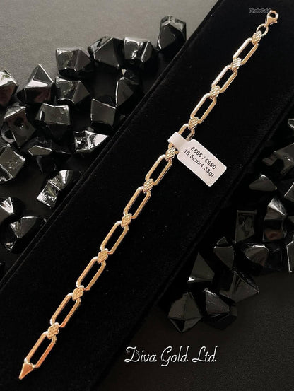 18.5cm Gold bracelet 585