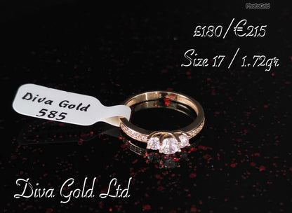 Gold 585 ring. Size 17