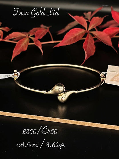 Gold bracelet. 21cm