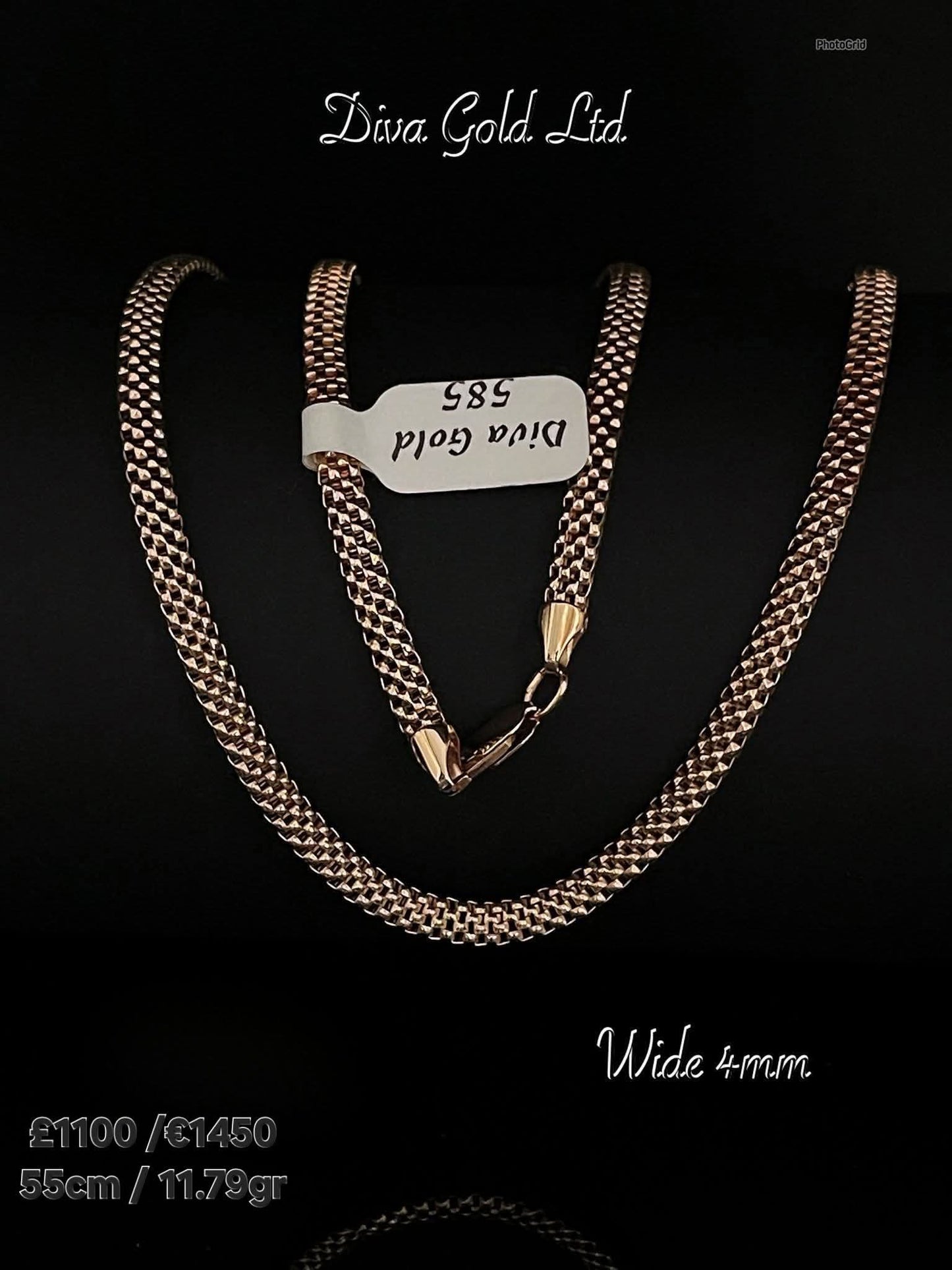 Gold 585 chain 55cm