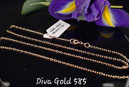 585 Gold chain 45cm. 2.17gr