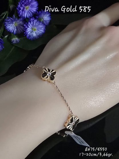 17-20cm Gold bracelet 585
