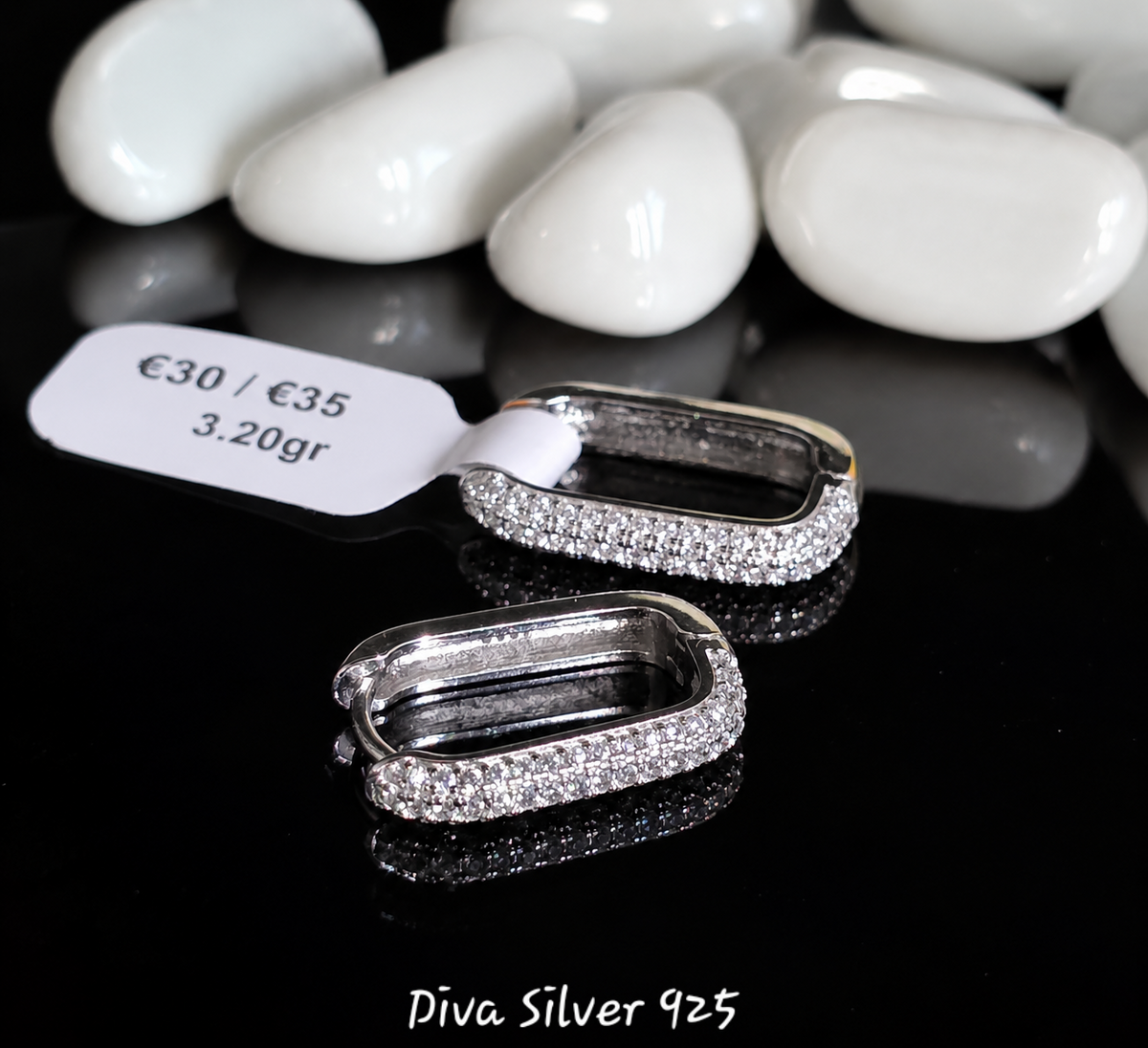 Sterling Silver Solid Women Earrings