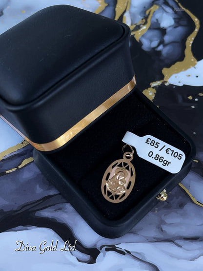 Gold 585 medallion Pendant