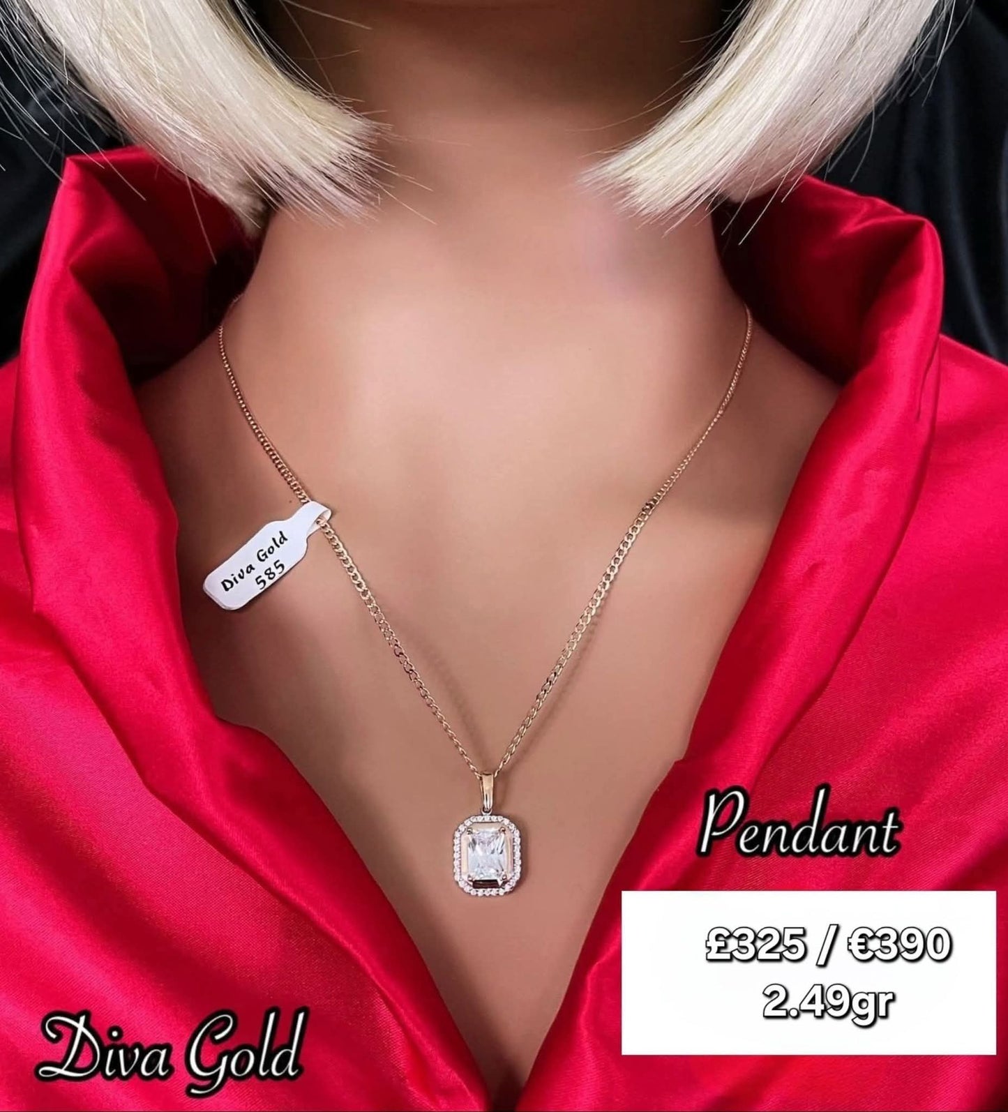 585 Gold pendant. 2.49gr