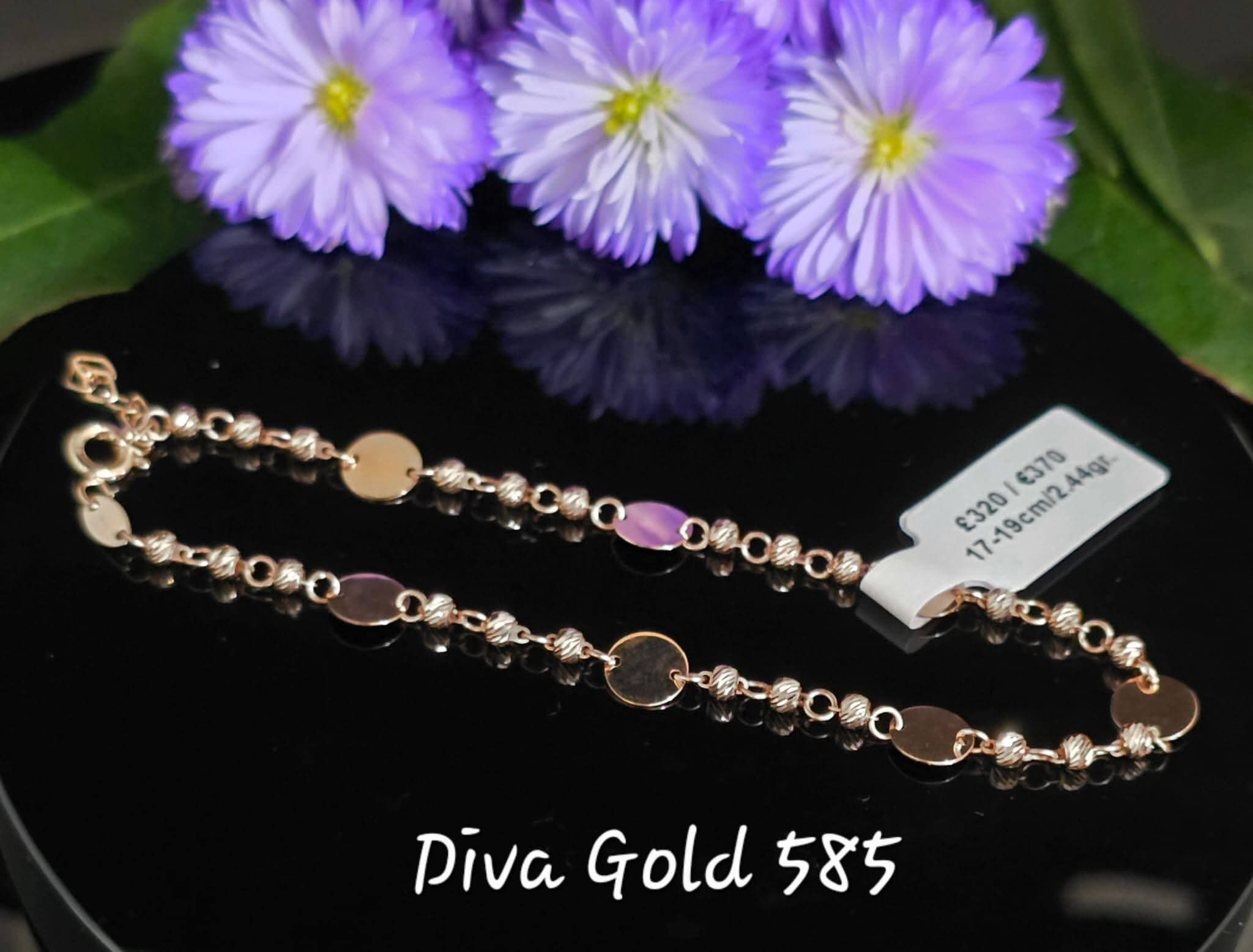 17-19cm Gold bracelet 585