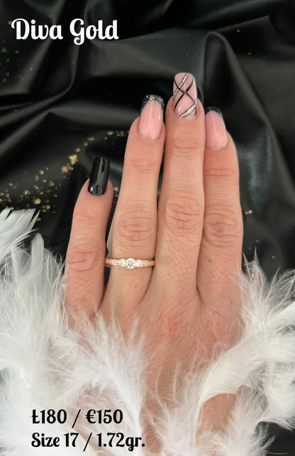 Gold 585 ring. Size 17