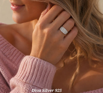 Sterling Silver Shining Ring