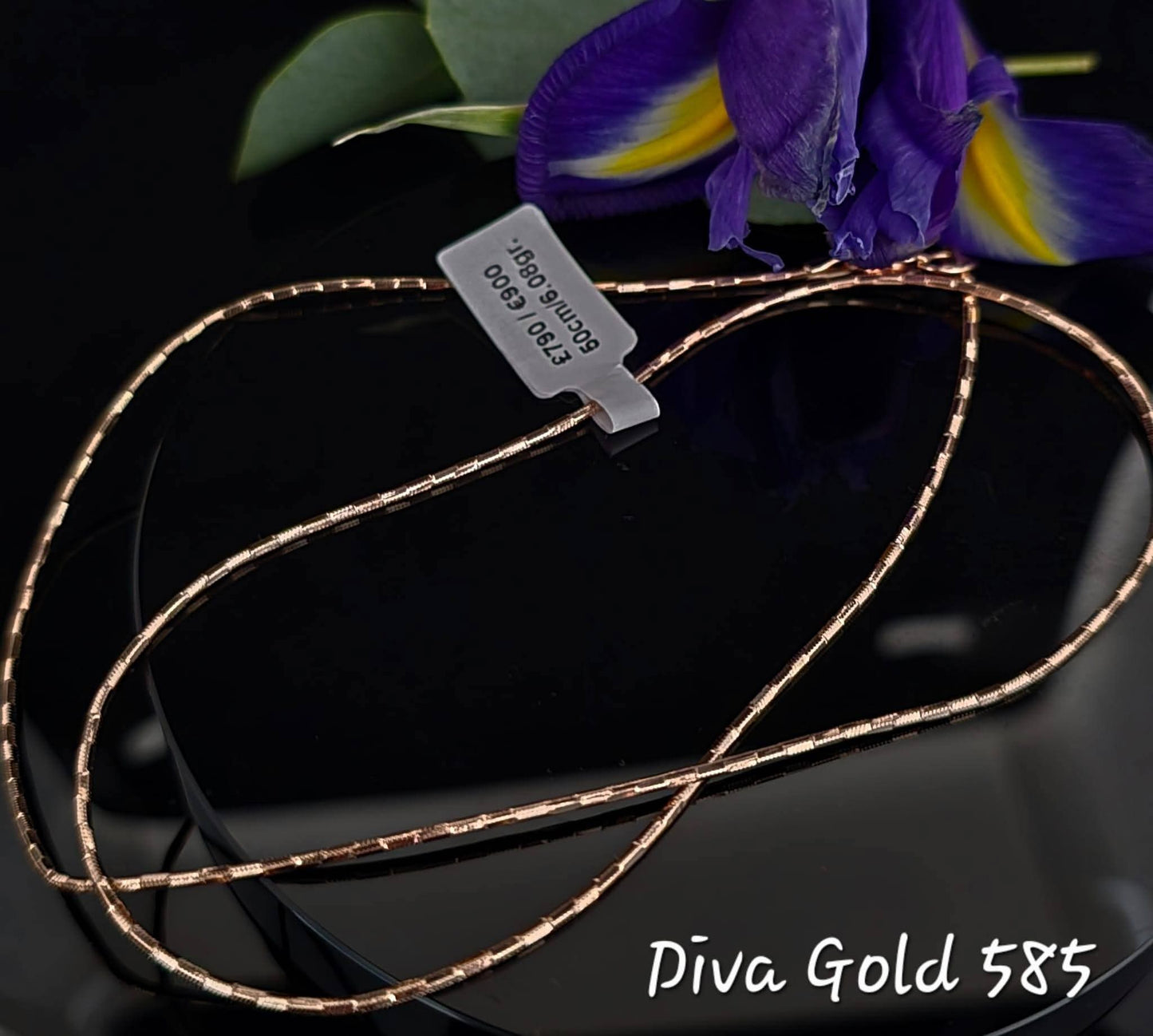 585 Gold chain 50cm. 6.08gr