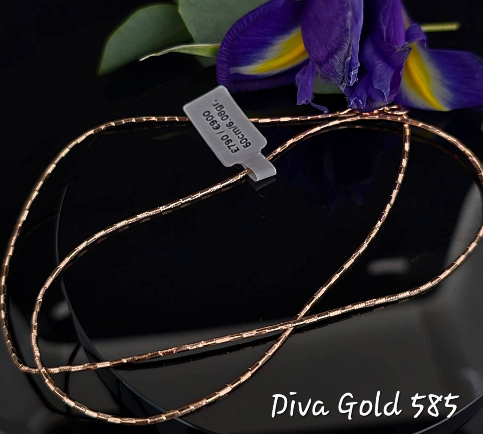 585 Gold chain 50cm. 6.08gr