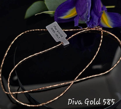 585 Gold chain 50cm. 6.08gr