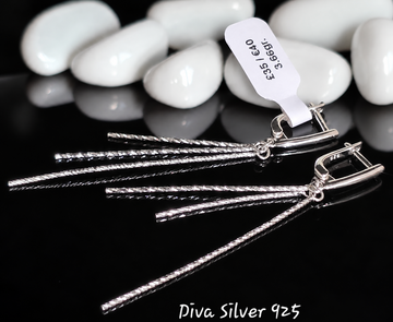 Sterling Silver Dargling Women Earrings