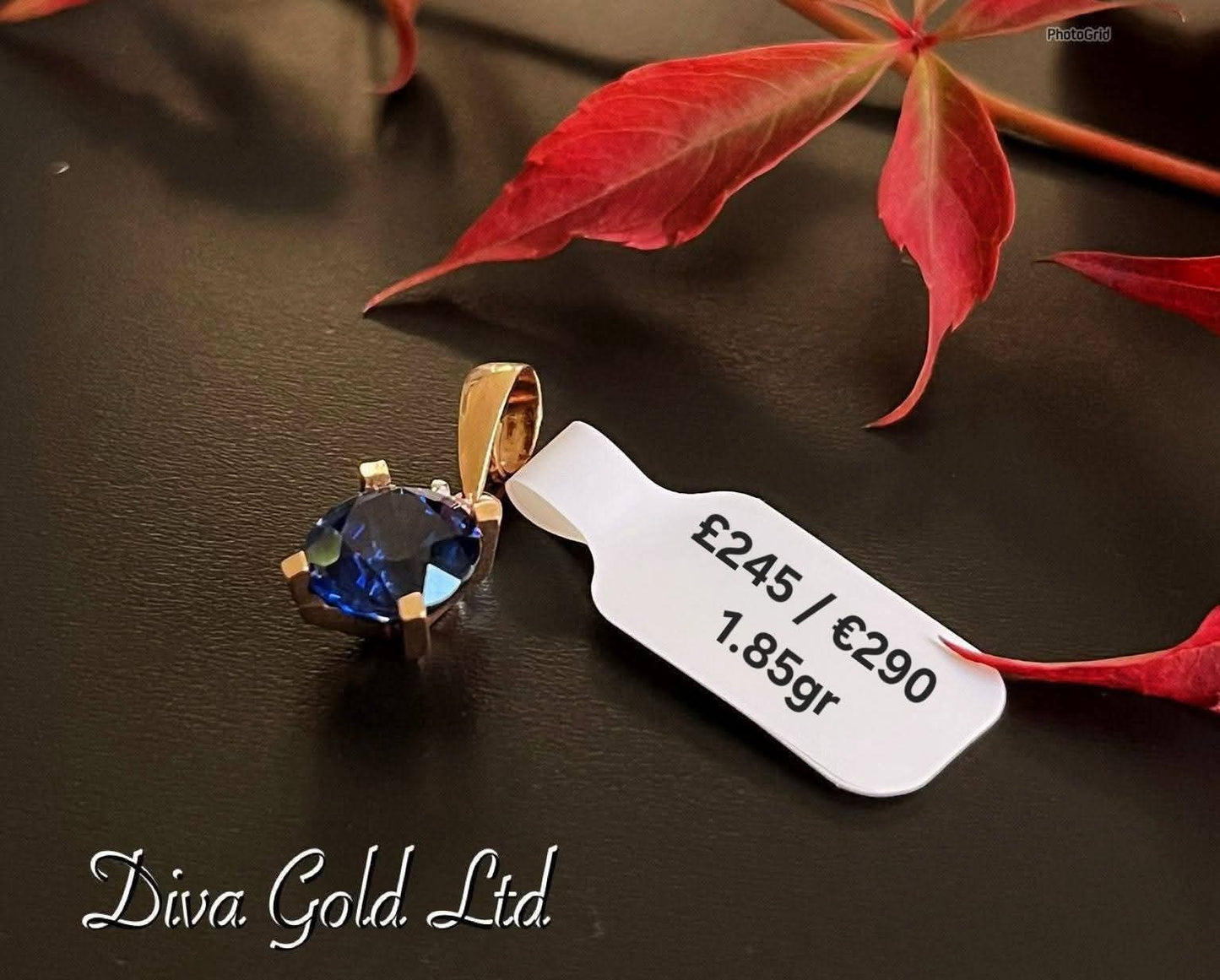 585 Gold pendant. 1.85gr