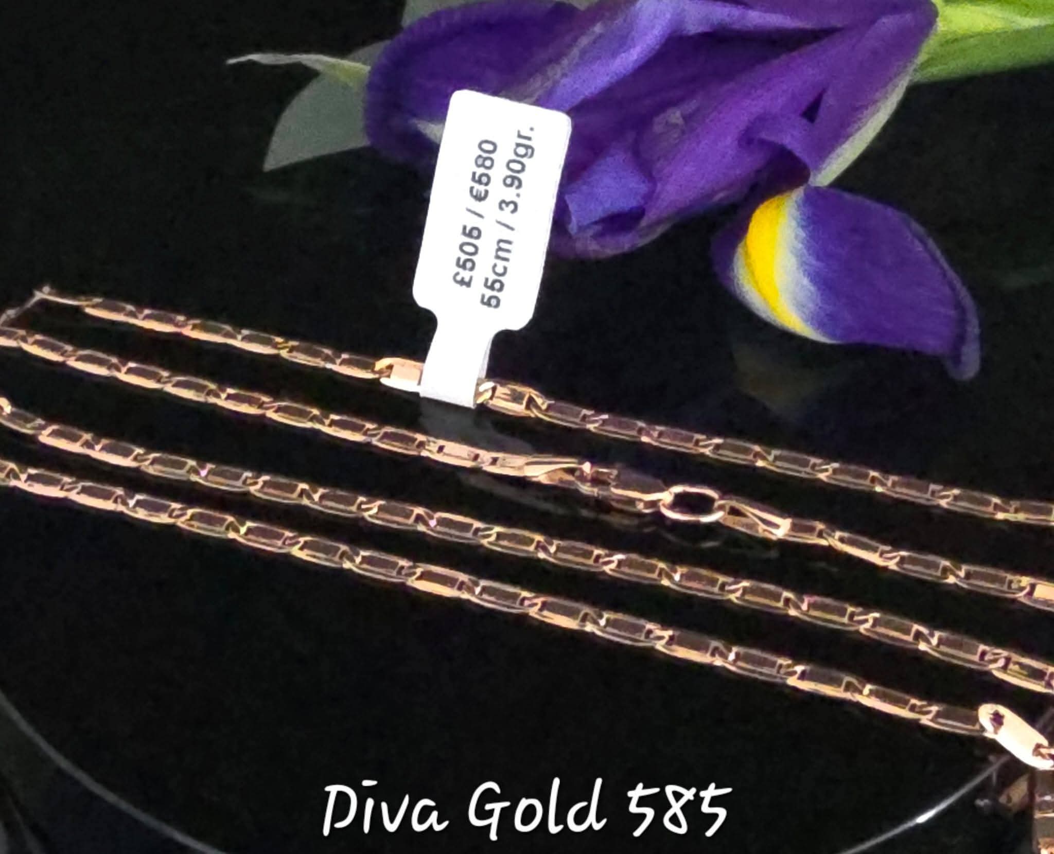 55cm Gold chain 585, 3.90gr