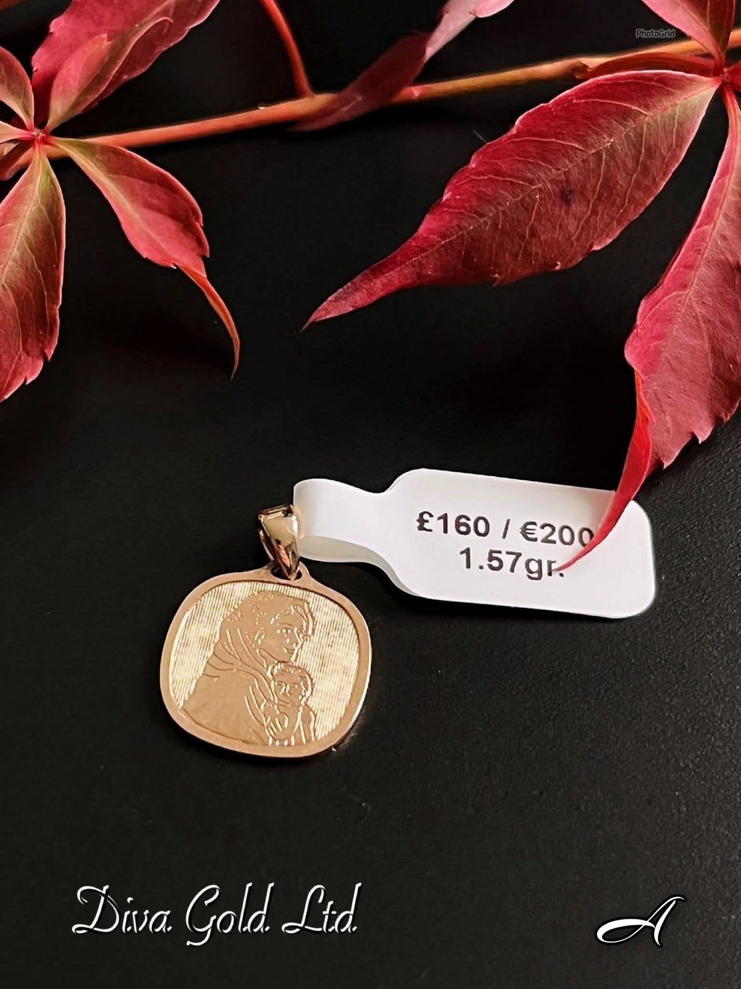 Gold 585 Medallion Pendant