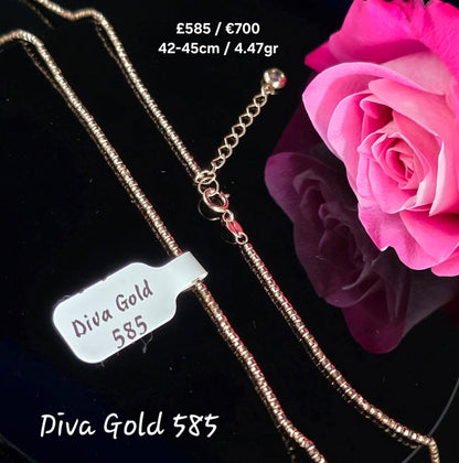 585 Gold chain 42-45cm. 4.47gr