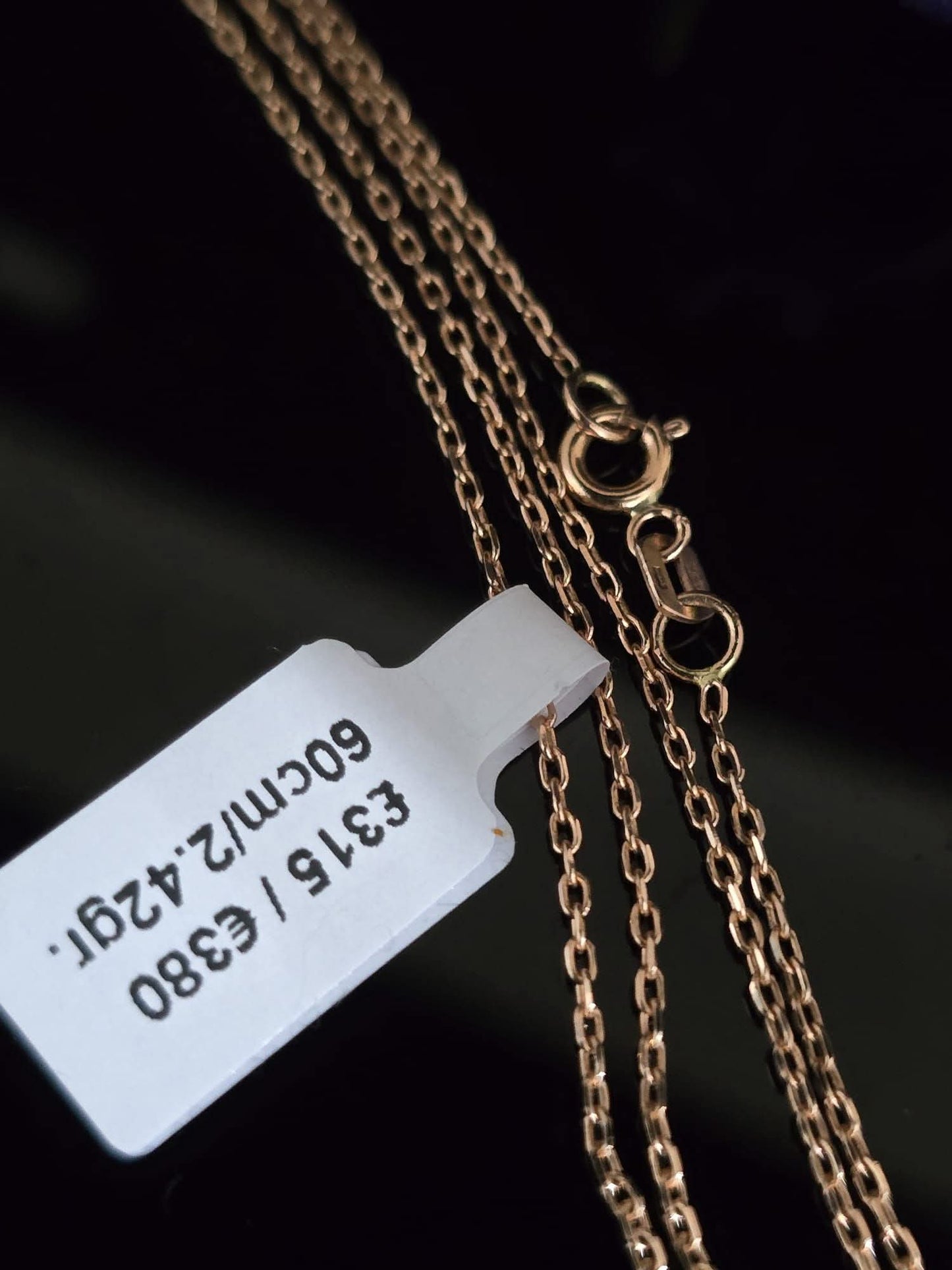 585 Gold chain 60cm. 2.42gr