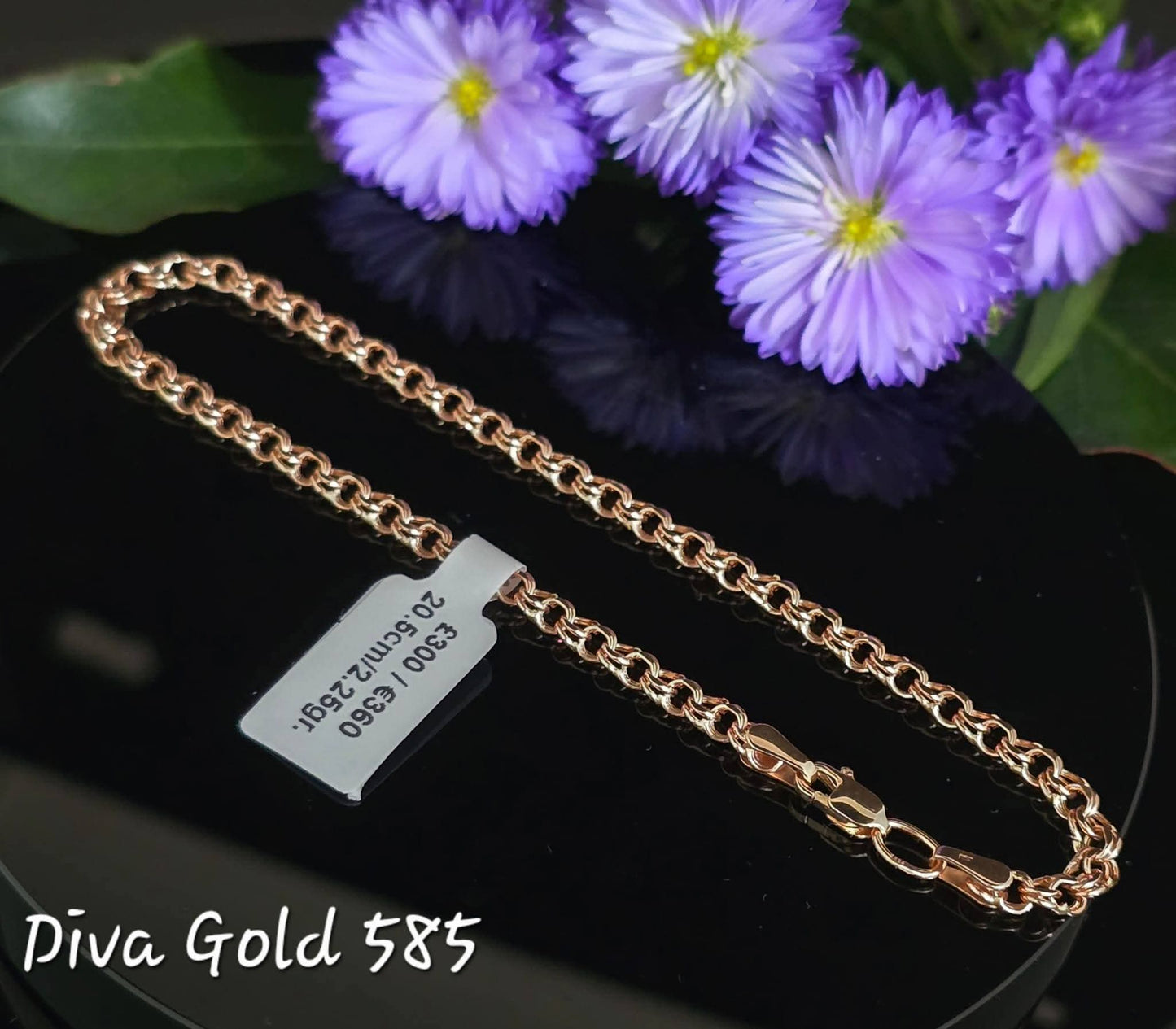 20.5cm Gold bracelet 585