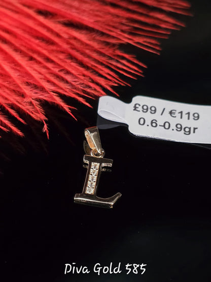 585 Gold Letter L