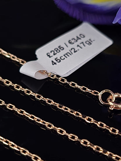 585 Gold chain 45cm. 2.17gr