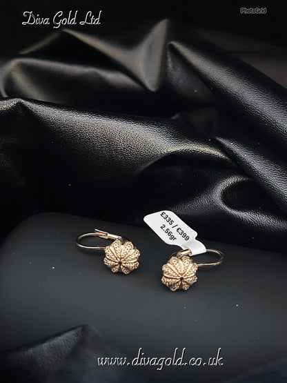 585 Gold earrings. 2.56gr