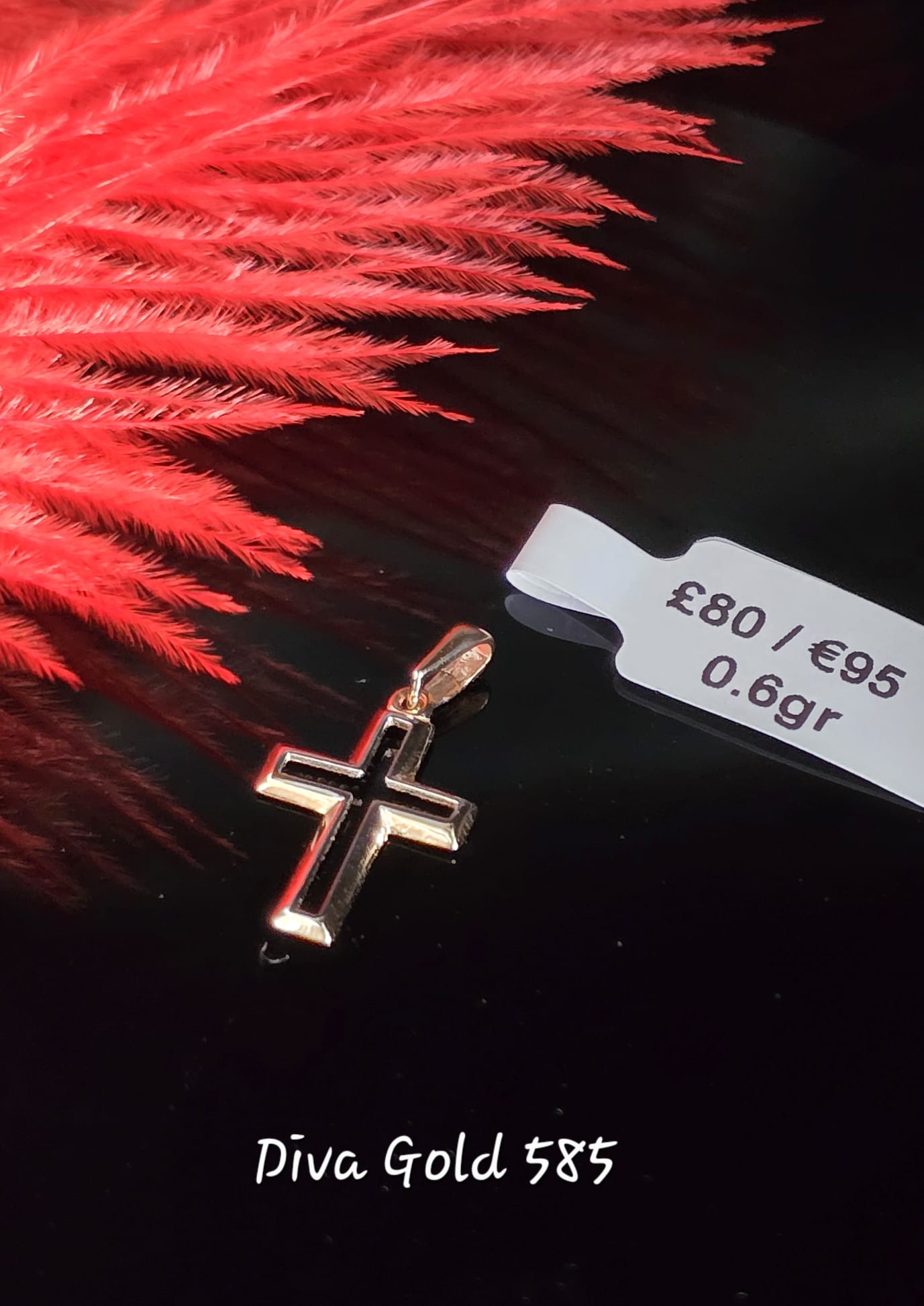 585 Gold cross 0.60gr