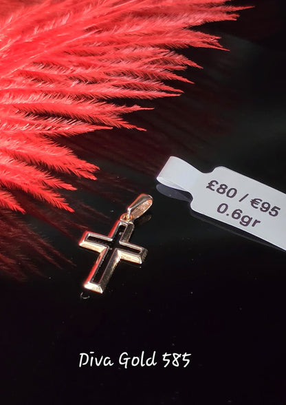 585 Gold cross 0.60gr